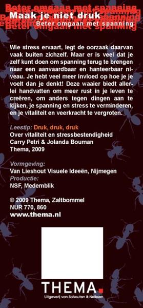 Grote foto maak je niet druk boeken psychologie