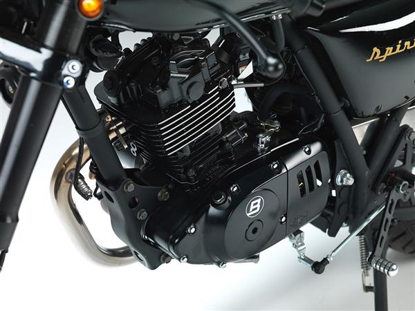 Grote foto bluroc spirit cafe racer 125cc motoren merk onafhankelijk