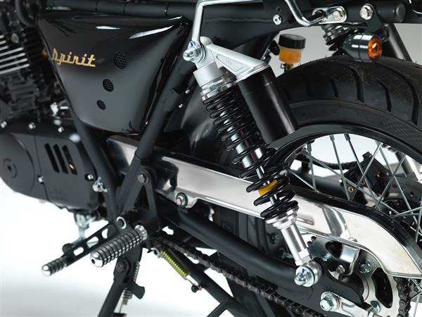 Grote foto bluroc spirit cafe racer 125cc motoren merk onafhankelijk
