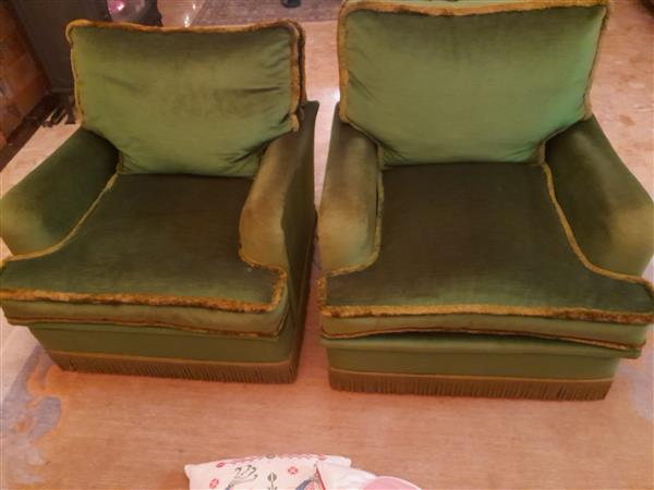 Grote foto vintage knusse zetels huis en inrichting fauteuils