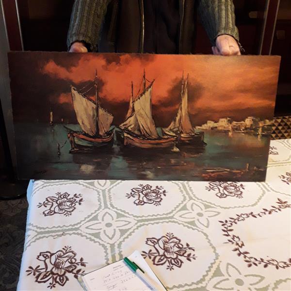 Grote foto kader boten huis en inrichting schilderijen en foto