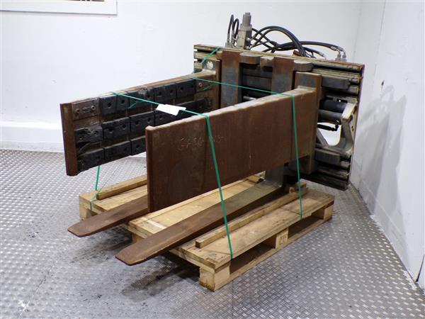 Grote foto durwen balenklem draaibaar met vorkondersteuning agrarisch heftrucks