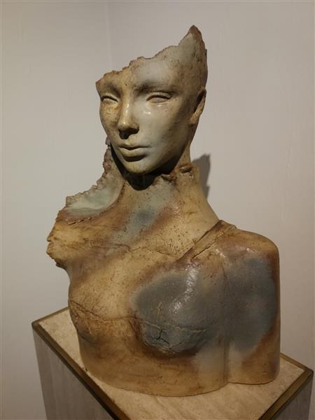 Grote foto buste uit beginperiode van inge dewilde antiek en kunst kunst