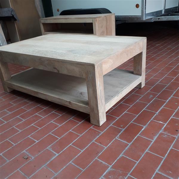 Grote foto salontafel hout huis en inrichting salontafels