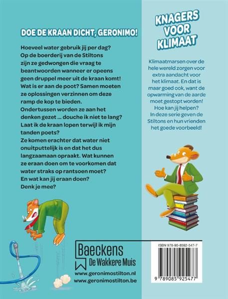 Grote foto doe de kraan dicht geronimo knagers voor klimaat boeken overige boeken