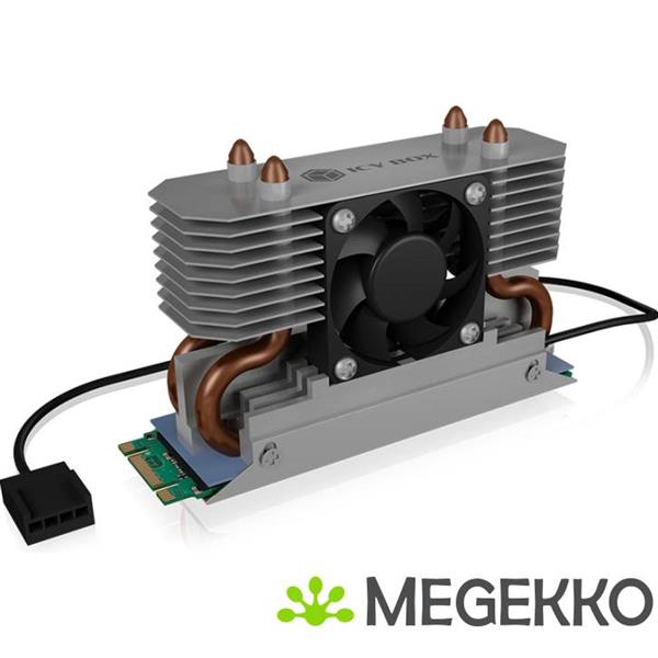 Grote foto icy box ib m2hsf 702 actieve koeler voor m.2 ssd computers en software overige computers en software