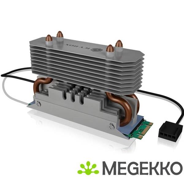 Grote foto icy box ib m2hsf 702 actieve koeler voor m.2 ssd computers en software overige computers en software