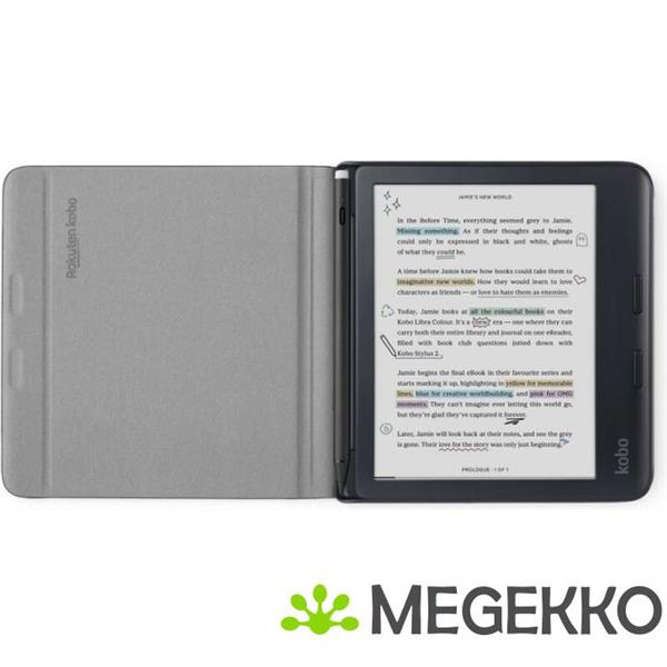 Grote foto kobo libra colour sleepcover black telecommunicatie tablets