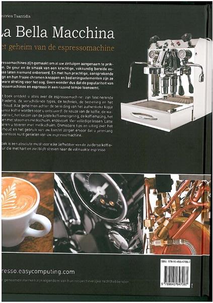 Grote foto la bella macchina boeken kookboeken