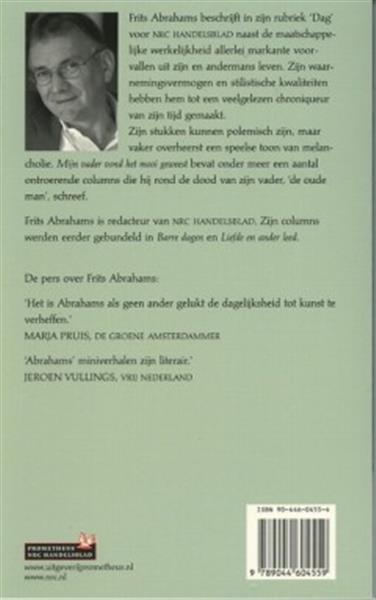 Grote foto mijn vader vond het mooi geweest boeken overige boeken