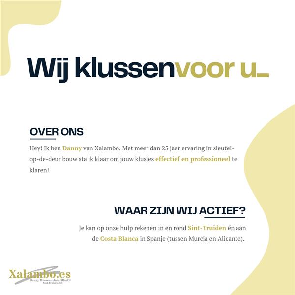 Grote foto xalambo wij klussenvoor u... doe het zelf en verbouw overige doe het zelf en verbouw