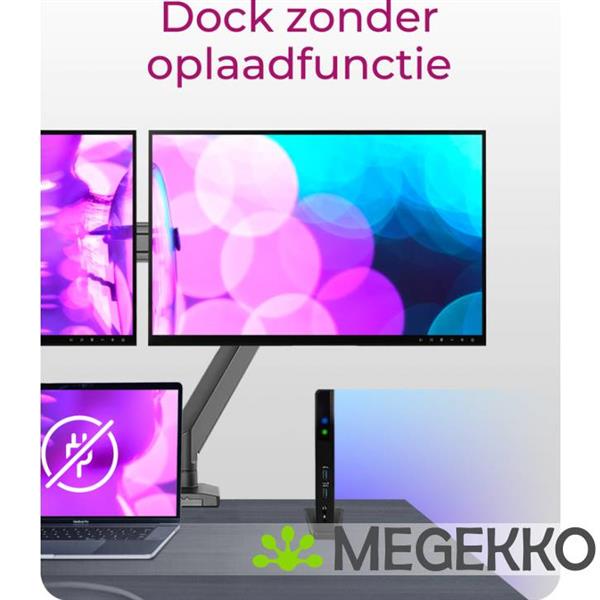 Grote foto icy box ib dk2251ac notebook dock poortreplicator bedraad zwart computers en software overige computers en software