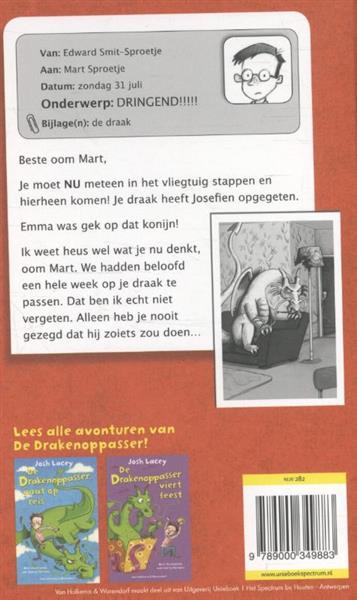 Grote foto de drakenoppasser de drakenoppasser 1 boeken jeugd 13 jaar en ouder