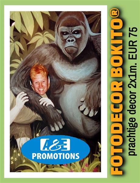 Grote foto jungle decoratie verhuur apenstreken brabant diensten en vakmensen entertainment