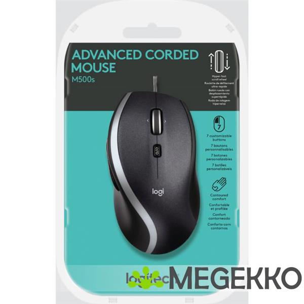 Grote foto logitech advanced corded m500s computers en software overige computers en software
