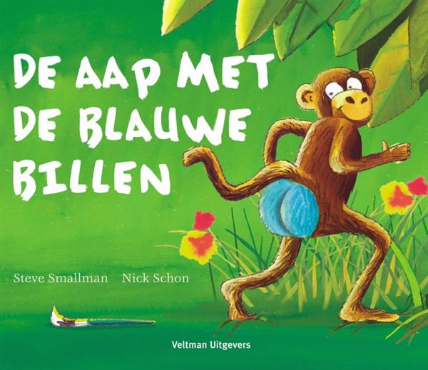 Grote foto de aap met de blauwe billen boeken overige boeken