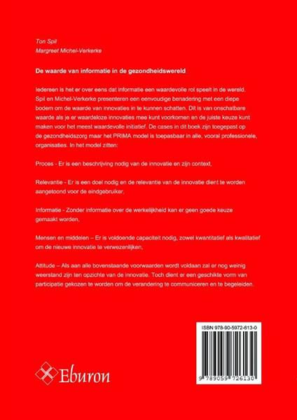 Grote foto de waarde van informatie in de gezondheidswereld boeken informatica computer