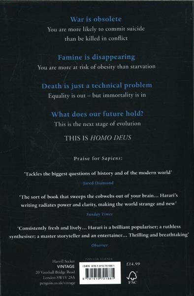 Grote foto homo deus a brief history of tomorrow boeken overige boeken