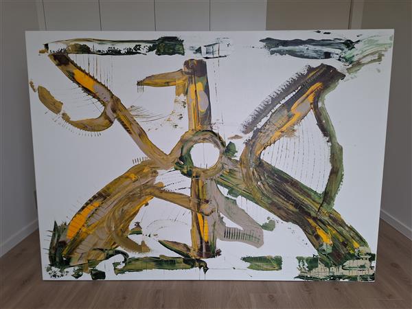 Grote foto groot werk 1.50 op 1.30 m antiek en kunst abstract