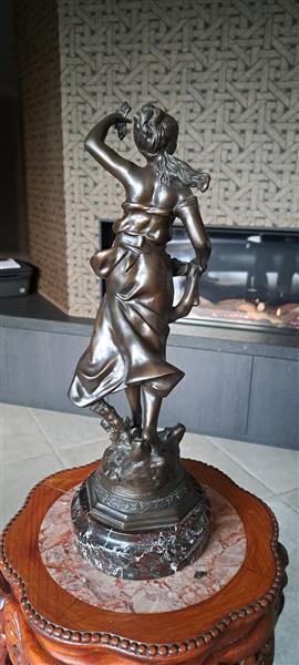 Grote foto bronzen beeld august moreau antiek en kunst koper en brons
