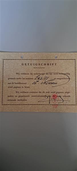 Grote foto bronzen beeld august moreau antiek en kunst koper en brons
