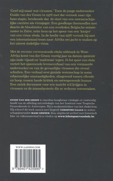 Grote foto in het spoor van ebola boeken gezondheid en voeding