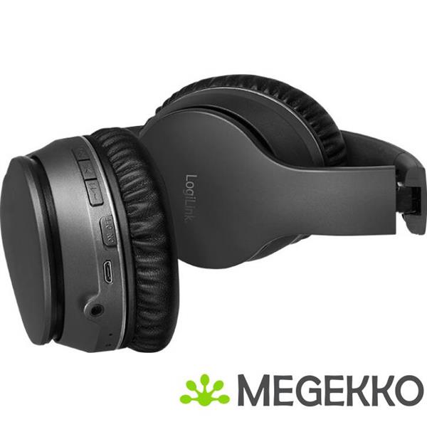 Grote foto logilink bt0053 bluetooth headphone active noise cancelling audio tv en foto koptelefoons