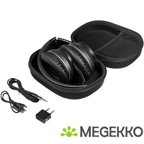 Grote foto logilink bt0053 bluetooth headphone active noise cancelling audio tv en foto koptelefoons