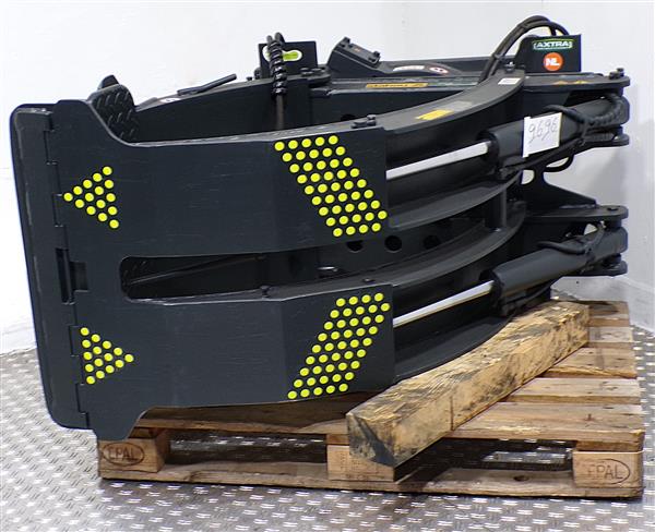 Grote foto stabau papierrollenklem agrarisch heftrucks