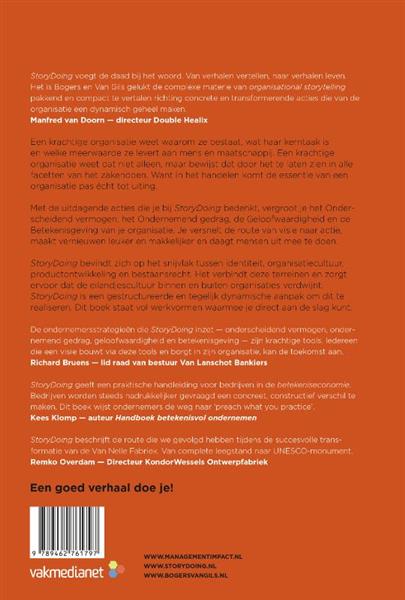 Grote foto storydoing voor organisaties boeken overige boeken