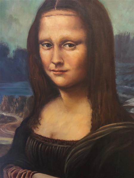 Grote foto schilderij de mona lisa antiek en kunst klassiek