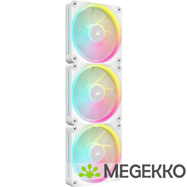 Grote foto corsair icue link lx120 rgb white triple pack computers en software overige computers en software