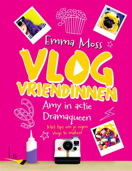 Grote foto amy in actie dramaqueen vlogvriendinnen 2 boeken jeugd 13 jaar en ouder