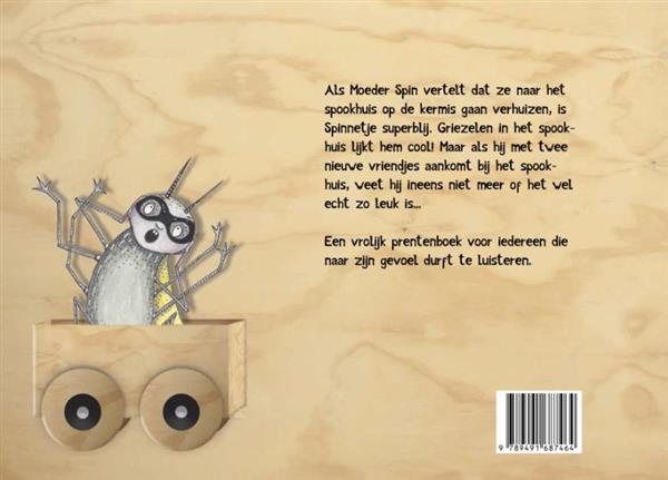 Grote foto spinnetje gaat griezelen... of toch niet boeken jeugd 13 jaar en ouder