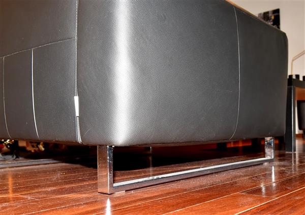 Grote foto zwarte lederen salon huis en inrichting fauteuils