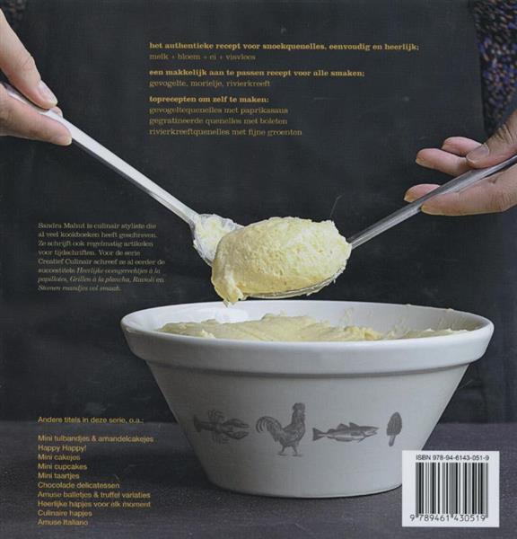 Grote foto quenelle creatief culinair boeken kookboeken