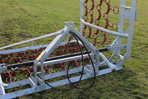 Grote foto kraffter weidesleep 4 rijen 4m 8m hydraulisch opklapbaar agrarisch mechanisatie