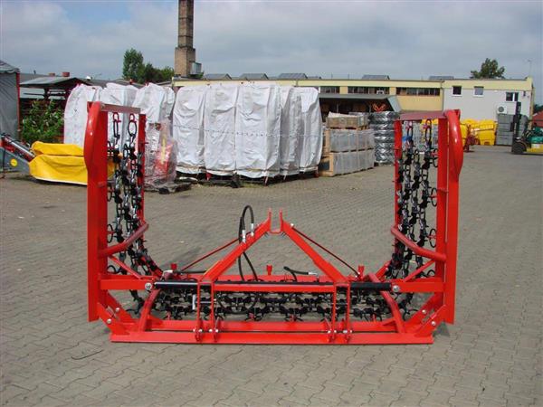 Grote foto kraffter weidesleep 4 rijen 4m 8m hydraulisch opklapbaar agrarisch mechanisatie