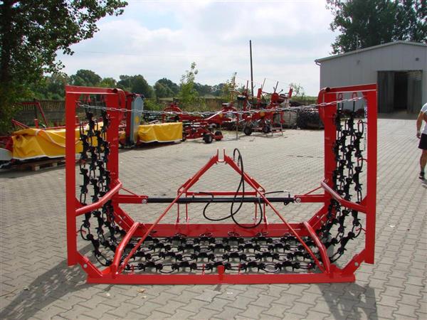 Grote foto kraffter weidesleep 4 rijen 4m 8m hydraulisch opklapbaar agrarisch mechanisatie