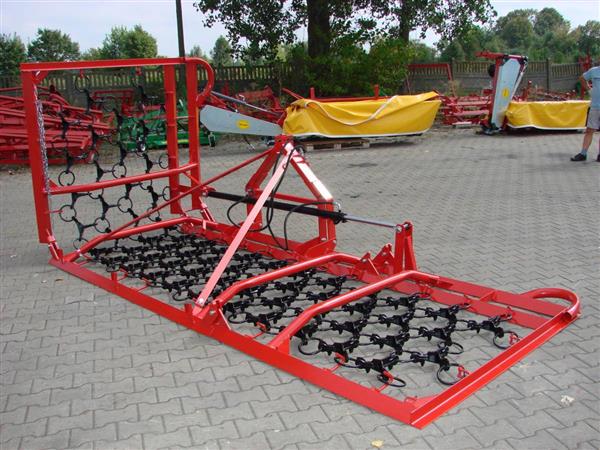 Grote foto kraffter weidesleep 4 rijen 4m 8m hydraulisch opklapbaar agrarisch mechanisatie