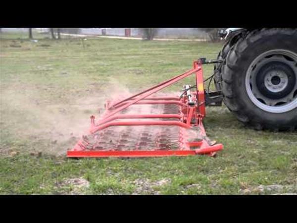 Grote foto kraffter weidesleep 4 rijen 4m 8m hydraulisch opklapbaar agrarisch mechanisatie