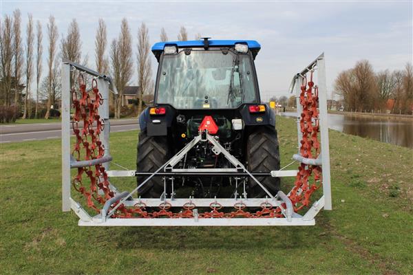 Grote foto kraffter weidesleep 4 rijen 4m 8m hydraulisch opklapbaar agrarisch mechanisatie