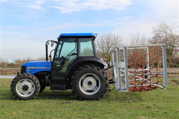 Grote foto kraffter weidesleep 4 rijen 4m 8m hydraulisch opklapbaar agrarisch mechanisatie