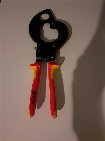 Grote foto knipex kabelschaar doe het zelf en verbouw handgereedschap