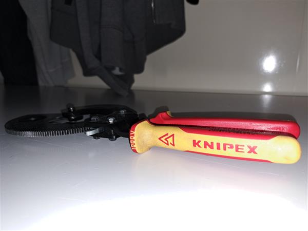 Grote foto knipex kabelschaar doe het zelf en verbouw handgereedschap