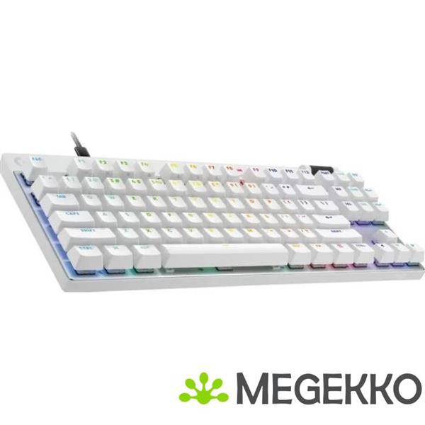 Grote foto logitech g pro x tkl rapid wit gaming toetsenbord computers en software toetsenborden