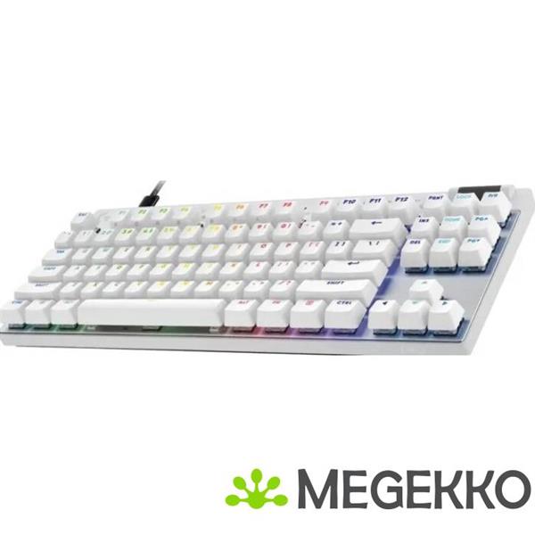 Grote foto logitech g pro x tkl rapid wit gaming toetsenbord computers en software toetsenborden