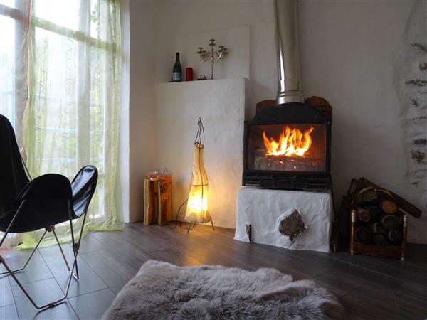 Grote foto zen vakantiehuis bergen uitzicht rivier vakantie frankrijk