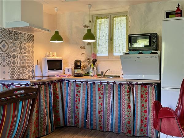 Grote foto zen vakantiehuis bergen uitzicht rivier vakantie frankrijk