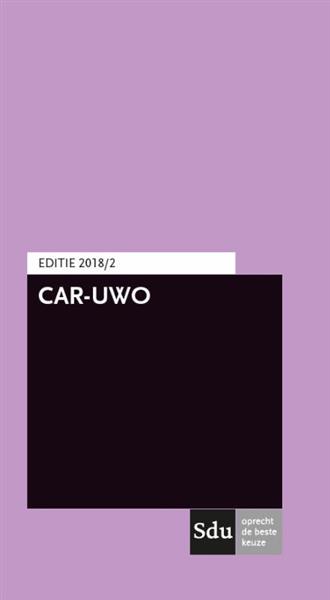Grote foto car uwo 2018 2 boeken overige boeken